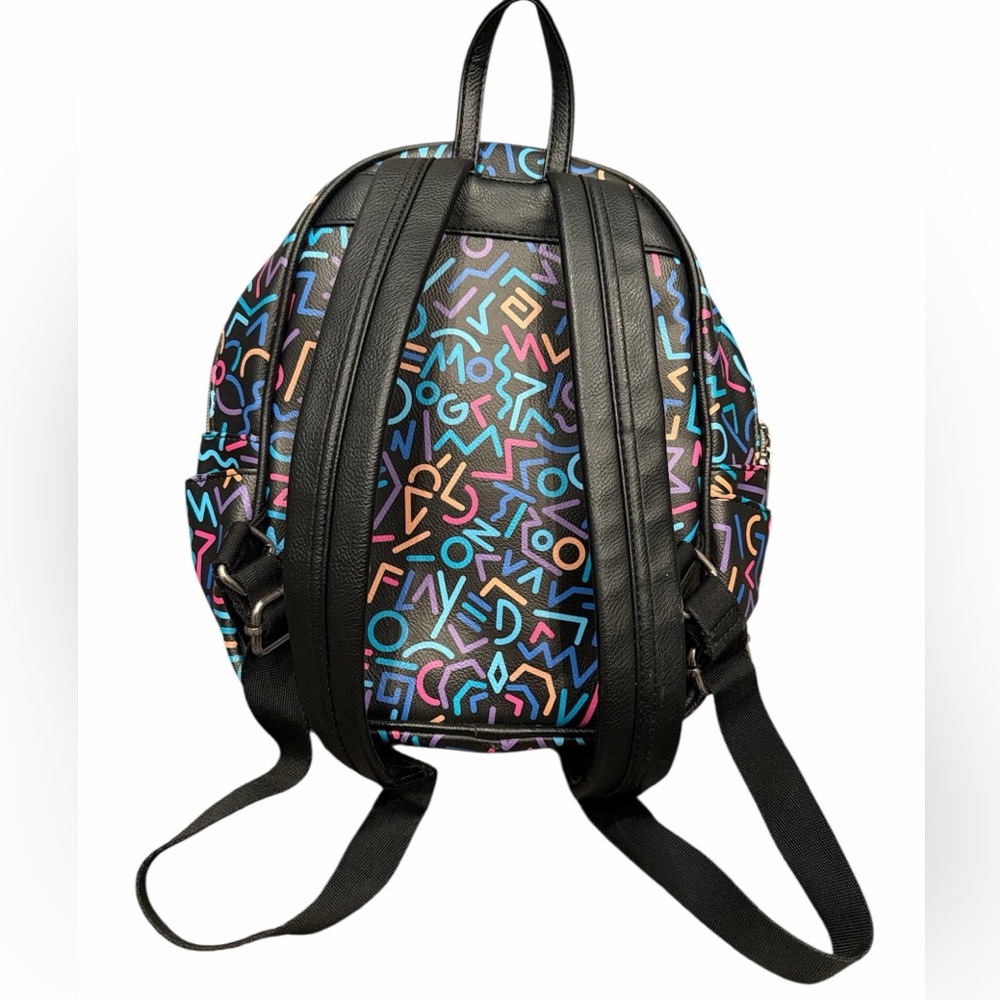 Stranger Things Mini Black Multicolor Stranger Things Backpack - Picture 2 of 2